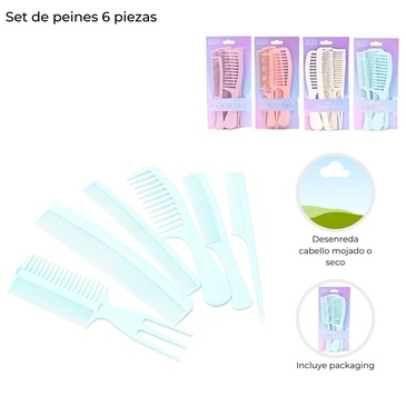 Set De Peines x 6 Unid. Skora