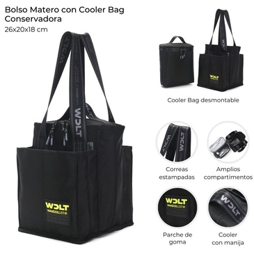 Bolso Matero Con Cooler Bag Desmontable  Wanderlust