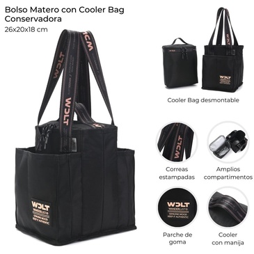 Venta por Mayor y Catalogo Bolso Matero Con Cooler Bag Desmontable  Wanderlust