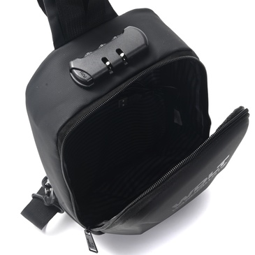 Morral Sling Termoformado.Tela Impermeable.Puerto USB - Wanderlust
