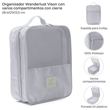 Venta por Mayor y Catalogo Organizador Con Varios Compartimientos  Wanderlust