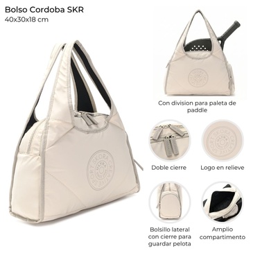 Bolso Cordoba Con Division Para Paleta Paddle Skora