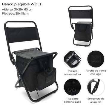Banco Plegable Con Conservadora  Wanderlust