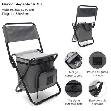 Banco Plegable Con Conservadora  Wanderlust