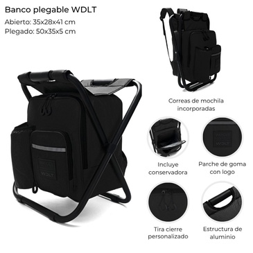 Banco Plegable Con Conservadora  Wanderlust