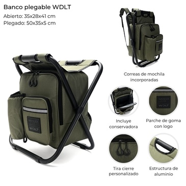 Banco Plegable Con Conservadora  Wanderlust