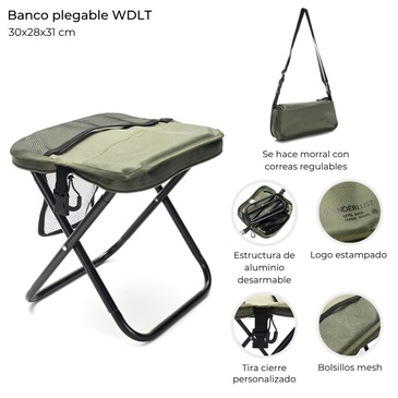 Banco Plegable Convertible a Morral Wanderlust