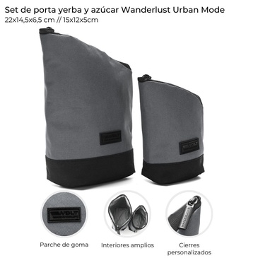Set Porta Yerba y Azucar  Wanderlust