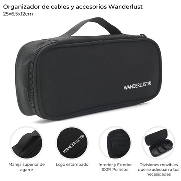 Venta por Mayor y Catalogo Organizador De Cables y Accesorios  Wanderlust