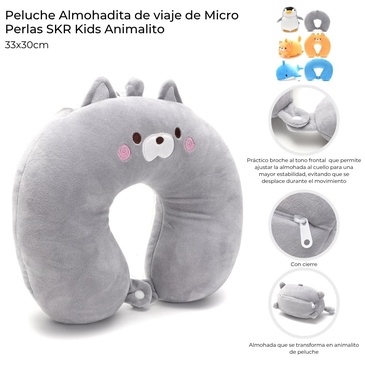 Almohada De Viaje Peluche Skora