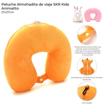 Almohada De Viaje Peluche  Skora
