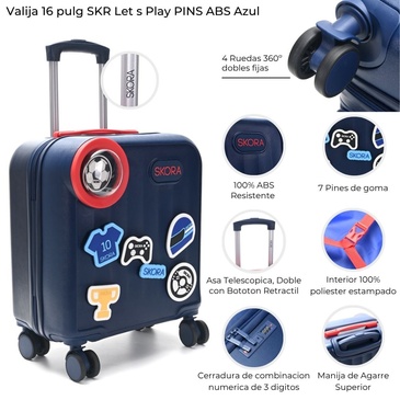 Venta por Mayor y Catalogo Valija Carry On 16 