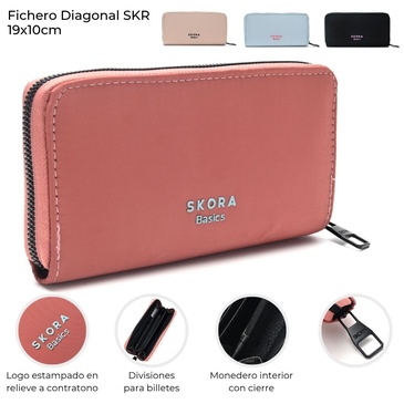 Billetera Fichero Diagonal Skora