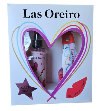 Pack Dolce Vita Body Splash + Llavero  Las Oreiro