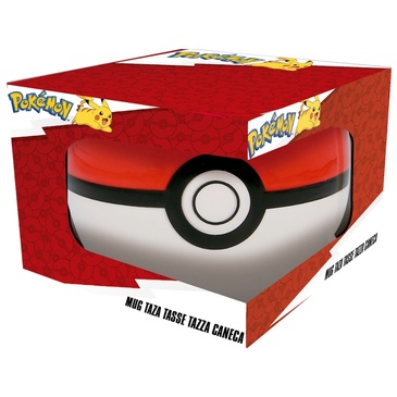 Taza Ceramica 3D Pokemon Pokeball 444ML Disney