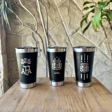 Vaso Cervecero Afa Negro  473ML Tribu Matera