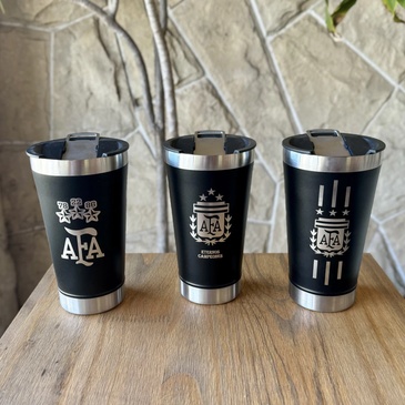 Vaso Cervecero Afa Negro  473ML - Tribu Matera