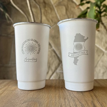Vaso Fernetero Afa Blanco 1000ML - Tribu Matera