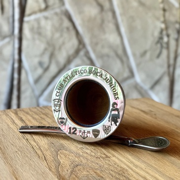 Mate Lapacho Grabado + Bombilla Grabada  Enchúlate