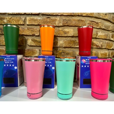 Vaso Cervecero Con Parlante Incluye Destapador 473ML Tribu Matera