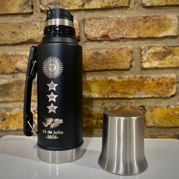 Termo System 1000ML Grabado Tribu Matera
