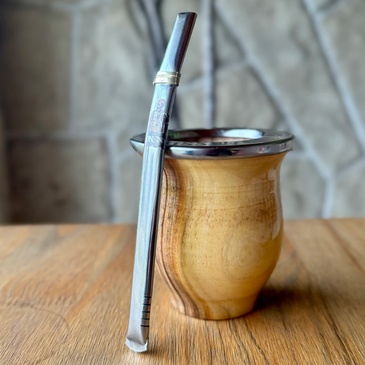 Mate Lapacho Grabado Messi Goat - Tribu Matera