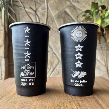 Vaso Fernetero 1Litro Malvinas Tribu Matera