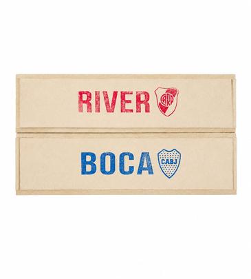 Juegos Doble Grabados + Caja Cuchillo y Tenedor  - Tribu Matera
