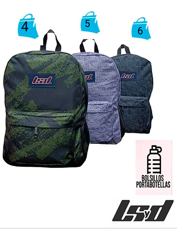 Mochila 17 pulgadas Print Lsyd