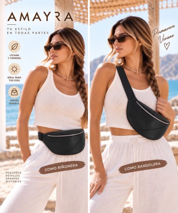 Riñonera/ Bandolera Amayra 