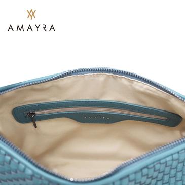 Cartera Con Textura Trenzada - Amayra 