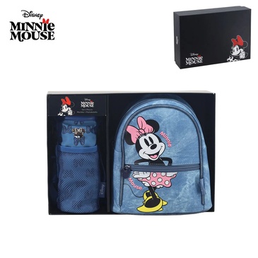 Mochila y Porta Botella Disney Minnie 9 