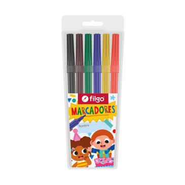 Venta por Mayor y Catalogo Marcadores Pinto x 10 Unid. Filgo