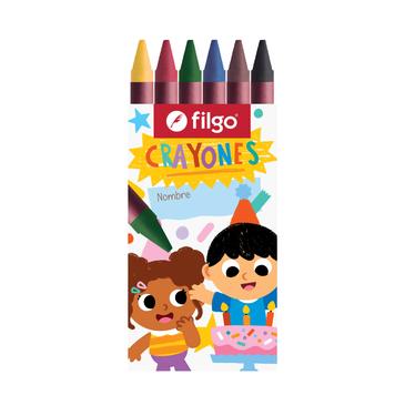 Crayones De Cera Pinto Caja x 10 Unid. - Filgo